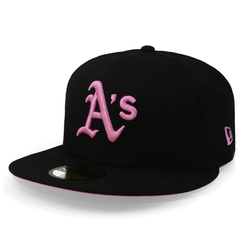 Gorra New Era 59 Fifty MLB Athletics Activist Negro/Floral