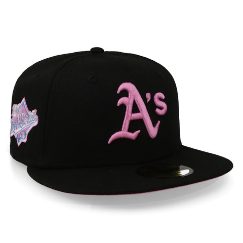 Gorra New Era 59 Fifty MLB Athletics Activist Negro/Floral