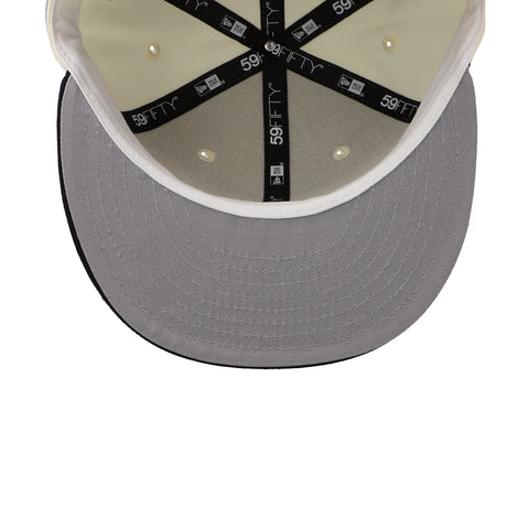 Gorra New Era 59 Fifty MLB Yankees Blanco/Azul Cerrado
