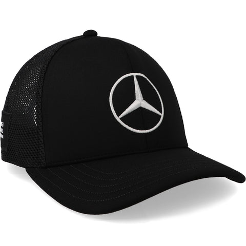 Gorra Mercedes 25 F1 Star Trucker Negro Unitalla
