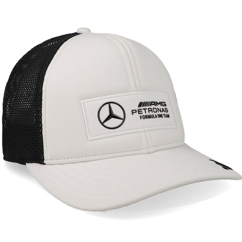 Gorra Mercedes 25 F1 AMG Trucker Blanco Unitalla