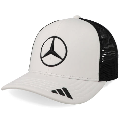 Gorra Mercedes F1 Star Trucker Blanco Unitalla
