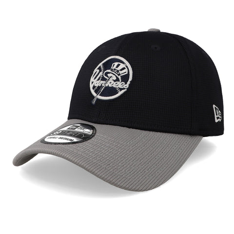 Gorra New Era 39 Thirty MLB Yankees Negro/Gris Cerrado