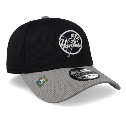 Gorra New Era 39 Thirty MLB Yankees Negro/Gris Cerrado