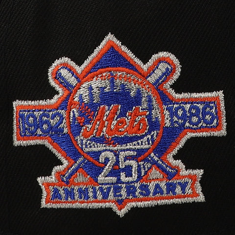 Gorra New Era 59 Fifty MLB Mets Metallic Camo Negro Cerrado