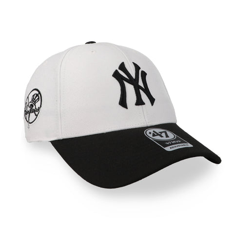 Gorra ‘47 MLB Sure Shot Snapback Blanco/Negro Unitalla