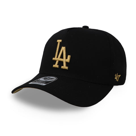 Gorra ‘47 MLB Sure Shot Cotton Negro/Dorado Unitalla