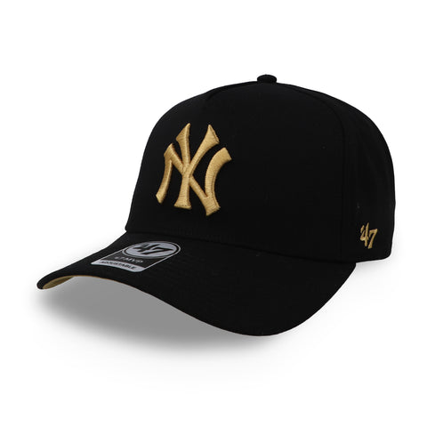 Gorra ‘47 MLB Sure Shot Cotton Negro/Dorado Unitalla