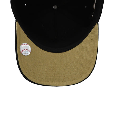 Gorra ‘47 MLB Sure Shot Cotton Negro/Dorado Unitalla