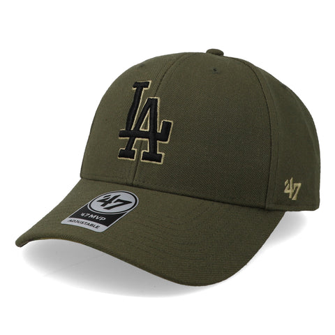 Gorra '47 MLB Dodgers Sure Shot Camo Under MVP Verde Unitalla
