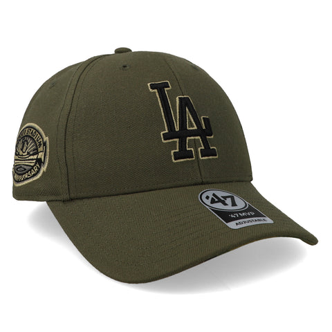 Gorra '47 MLB Dodgers Sure Shot Camo Under MVP Verde Unitalla