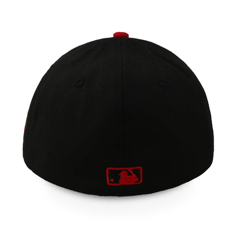 Gorra New Era 39 Thirty MLB Yankees SSNL Negro/Rojo Cerrada