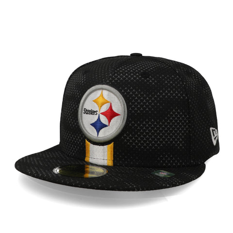 Gorra New Era 59 Fifty NFL Steelers Sideline OTC Cerrado