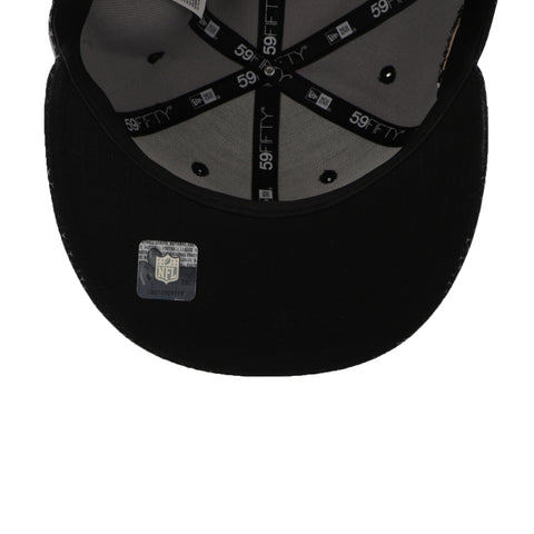 Gorra New Era 59 Fifty NFL Steelers Sideline OTC Cerrado