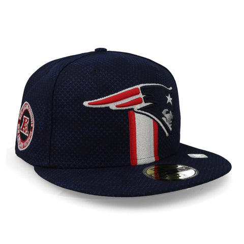 Gorra New Era 59 Fifty NFL Patriots Sideline OTC Cerrado