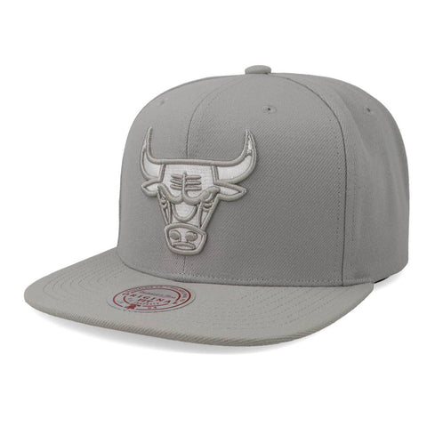 Gorra Mitchell and Ness NBA Bulls Gris/Blanco Unitalla
