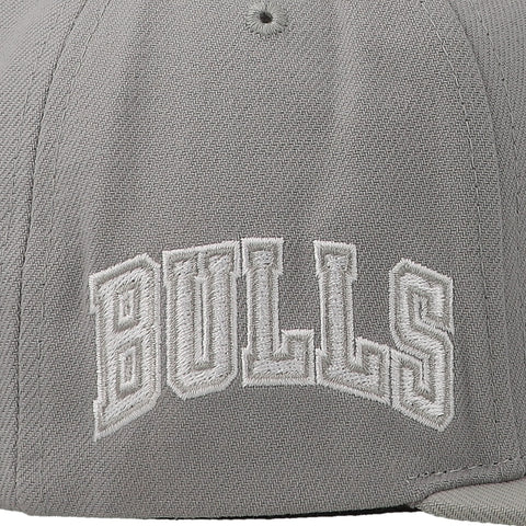 Gorra Mitchell and Ness NBA Bulls Gris/Blanco Unitalla