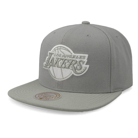 Gorra Mitchell and Ness NBA Lakers Evergreen Gris Unitalla