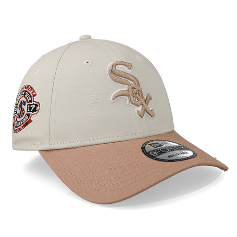Gorra New Era 9 Forty MLB White Sox World Series Taupe