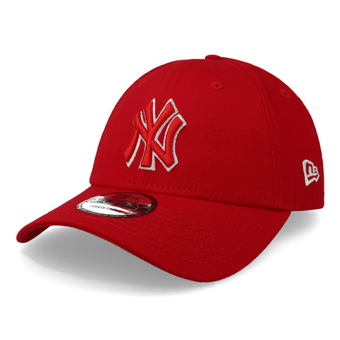 Gorra New Era 9 Forty MLB Yankees Escarlata/Blanco Unitalla