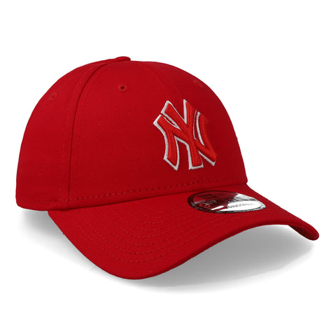 Gorra New Era 9 Forty MLB Yankees Escarlata/Blanco Unitalla