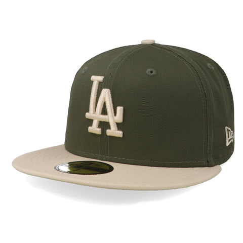 Gorra New Era 59 Fifty MLB Dodgers Side Patch Volt Verde