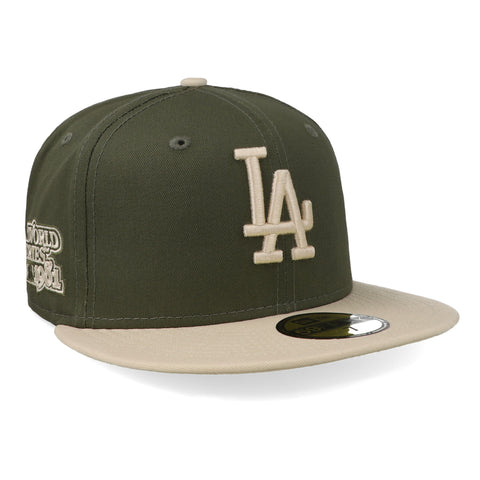 Gorra New Era 59 Fifty MLB Dodgers Side Patch Volt Verde