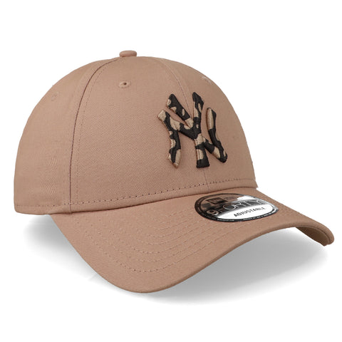 Gorra New Era 9 Forty MLB Yankees Beige/Camo Unitalla