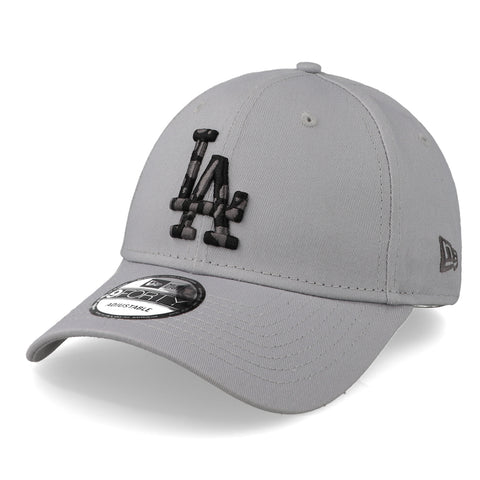 Gorra New Era 9 Forty MLB Dodgers Gris/Camo Unitalla