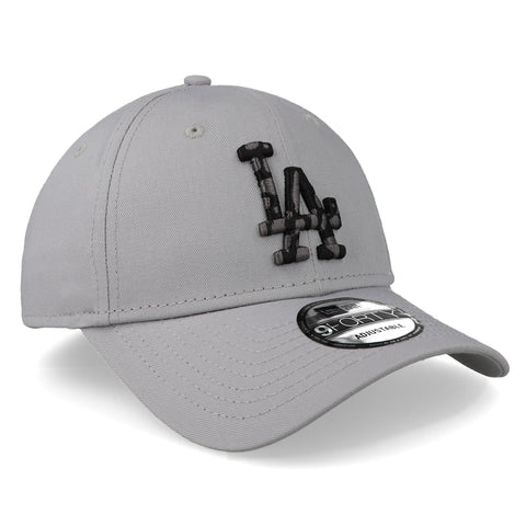 Gorra New Era 9 Forty MLB Dodgers Gris/Camo Unitalla