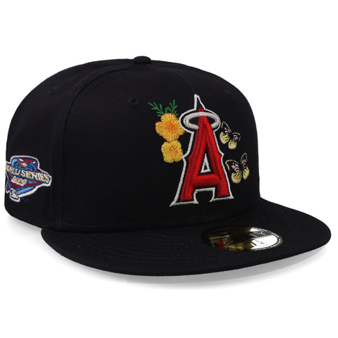 Gorra New Era 59 Fifty MLB Angels Icon Azul Marino Cerrado