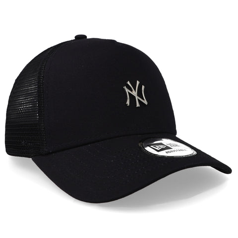 Gorra New Era 9 Forty MLB Yankees Metálica Trucker Azul Marino Unitalla