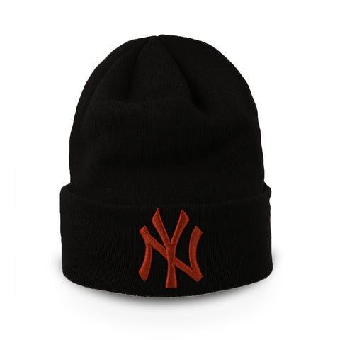 Beanie New Era League Essential Yankees Negro/Naranja