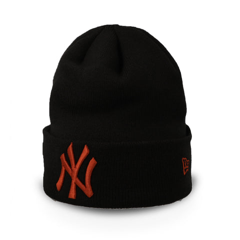 Beanie New Era League Essential Yankees Negro/Naranja
