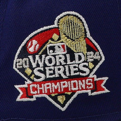 Gorra New Era 59 Fifty MLB Dodgers Gold 2025 Azul Cerrado