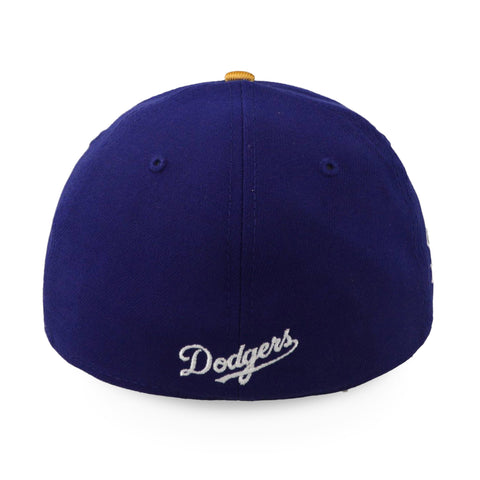 Gorra New Era 39 Thirty MLB Dodgers Gold 2025 Azul Cerrado