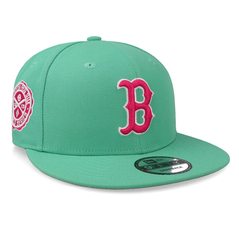 Gorra New Era 9 Fifty MLB Red Sox Clear Mint Unitalla