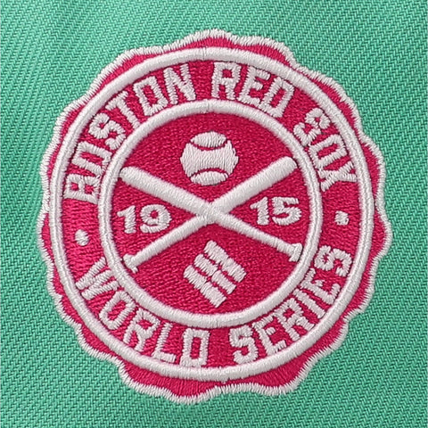 Gorra New Era 9 Fifty MLB Red Sox Clear Mint Unitalla