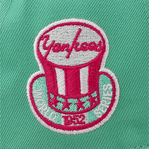 Gorra New Era 9 Fifty MLB Yankees Clear Mint Unitalla