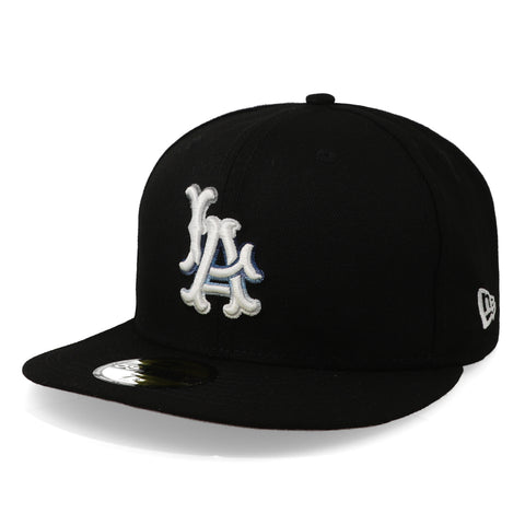 Gorra New Era 59 Fifty MLB Dodgers Pack Raceway Negro