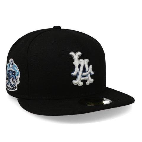 Gorra New Era 59 Fifty MLB Dodgers Pack Raceway Negro