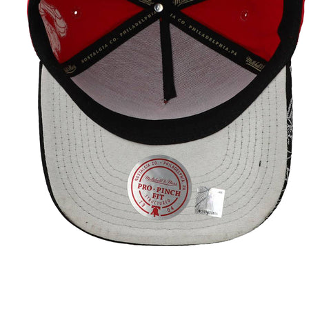 Gorra Mitchell and Ness NBA Bulls Roja Unitalla