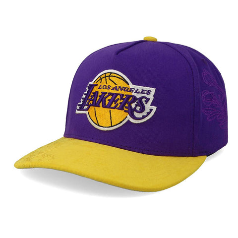 Gorra Mitchell and Ness NBA Lakers Morada Unitalla