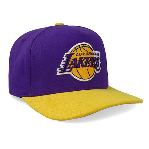 Gorra Mitchell and Ness NBA Lakers Morada Unitalla