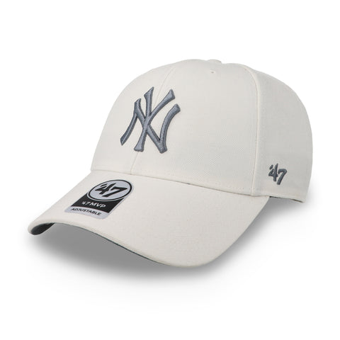 Gorra ‘47 MLB Sure Shot Snapback Blanco/Plata Unitalla