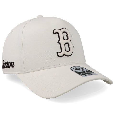 Gorra '47 MLB Red Sox Foundation Blanco/Negro Unitalla