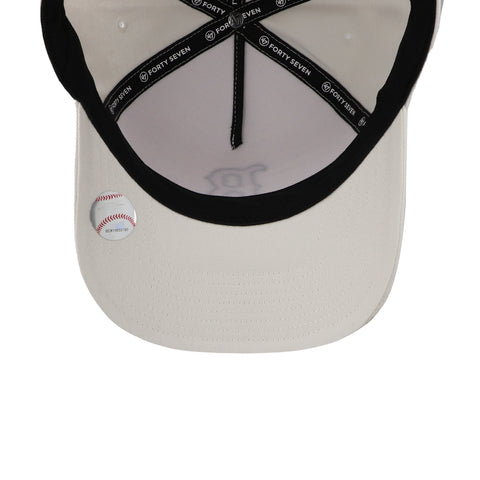 Gorra '47 MLB Red Sox Foundation Blanco/Negro Unitalla