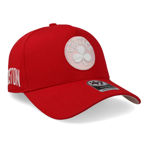 Gorra '47 NBA Celtics Sure Shot Two Tone MVP Rojo Unitalla