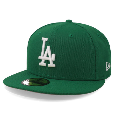 Gorra New Era 59 Fifty MLB Dodgers Verde/Blanco