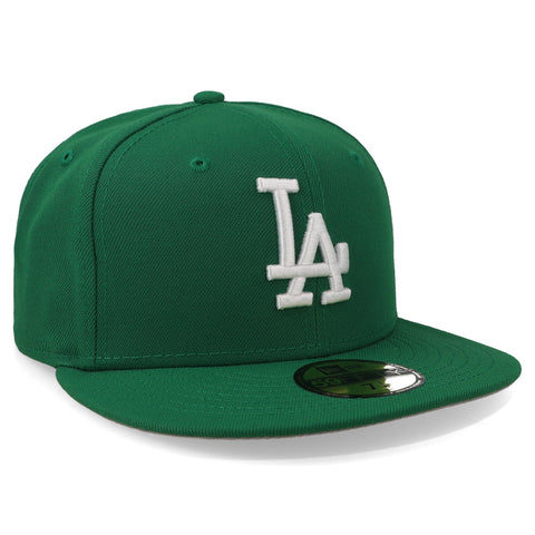 Gorra New Era 59 Fifty MLB Dodgers Verde/Blanco